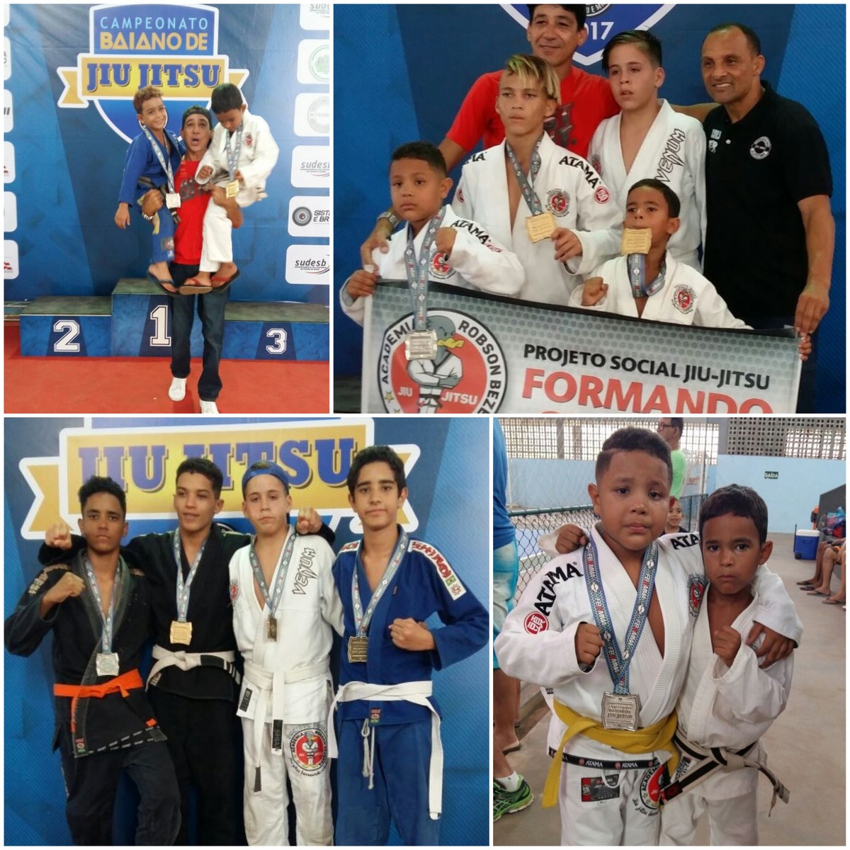 Sergipanos conquistam medalhas em Campeonato Baiano de Jiujitsu se ge