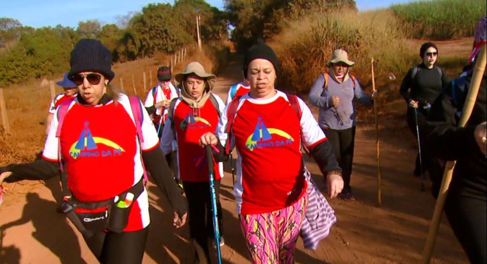Caminho da Fé passa por Tambaú (Foto: Wilson Aiello/EPTV)
