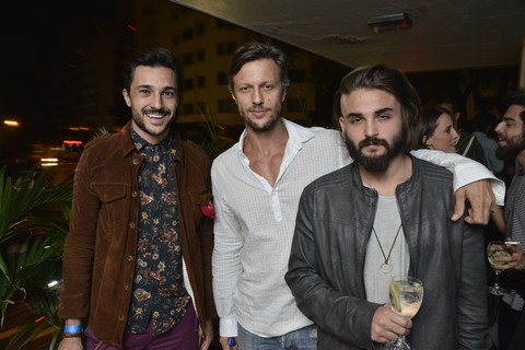 Fernando Diniz, Marcelo Boldrini e Lucca Salvatore (Foto: João Sal)