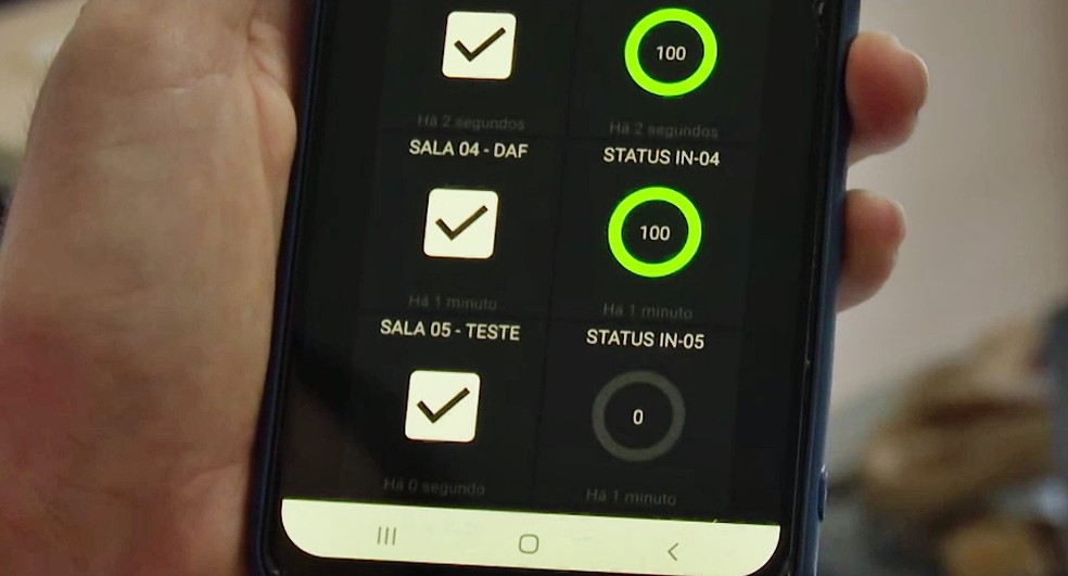 Funcion�rio desenvolve sensor para economizar energia el�trica no trabalho, em Jo�o Pessoa � Foto: TV Cabo Branco/Divulga��o