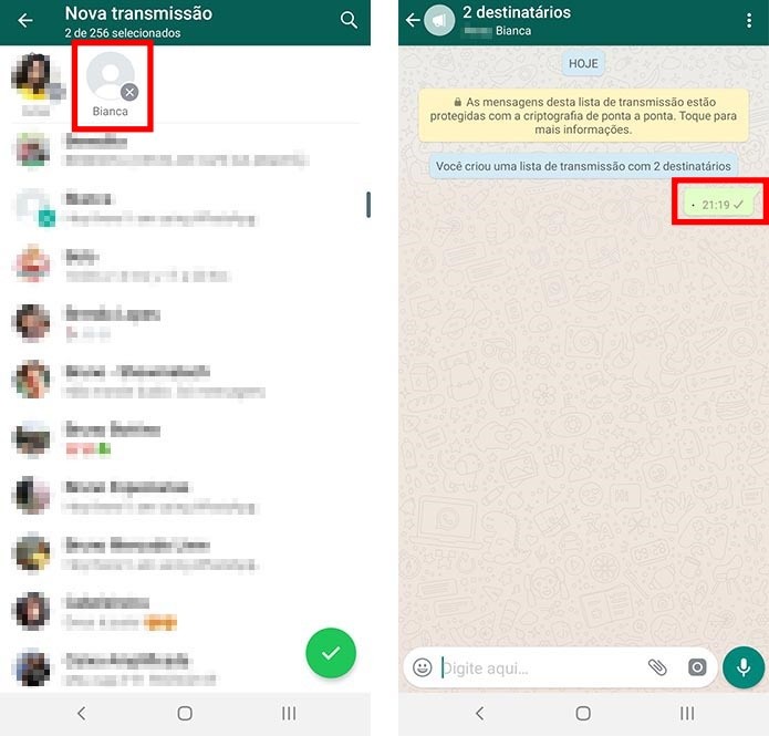 Inclua na lista um contato que pode não ter seu número na agenda — Foto: Reprodução/Paulo Alves