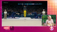 Rebeca Andrade fala sobre Simone Biles