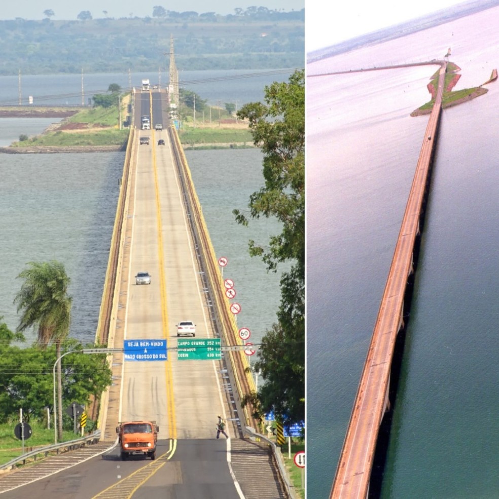 Ponte entre os Estados de São Paulo e Mato Grosso do Sul. — Foto: Cedida