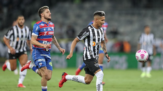 Zaracho na partida entre Atlético-MG x Fortaleza, pela Copa do Brasil