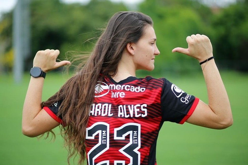 Capixaba Karol Alves do Flamengo &mdash; Foto: Divulga&ccedil;&atilde;o