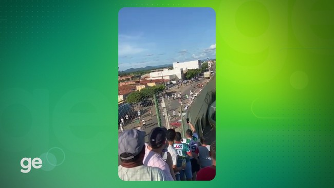 Confusão entre torcidas de Sousa e Treze, no Marizão