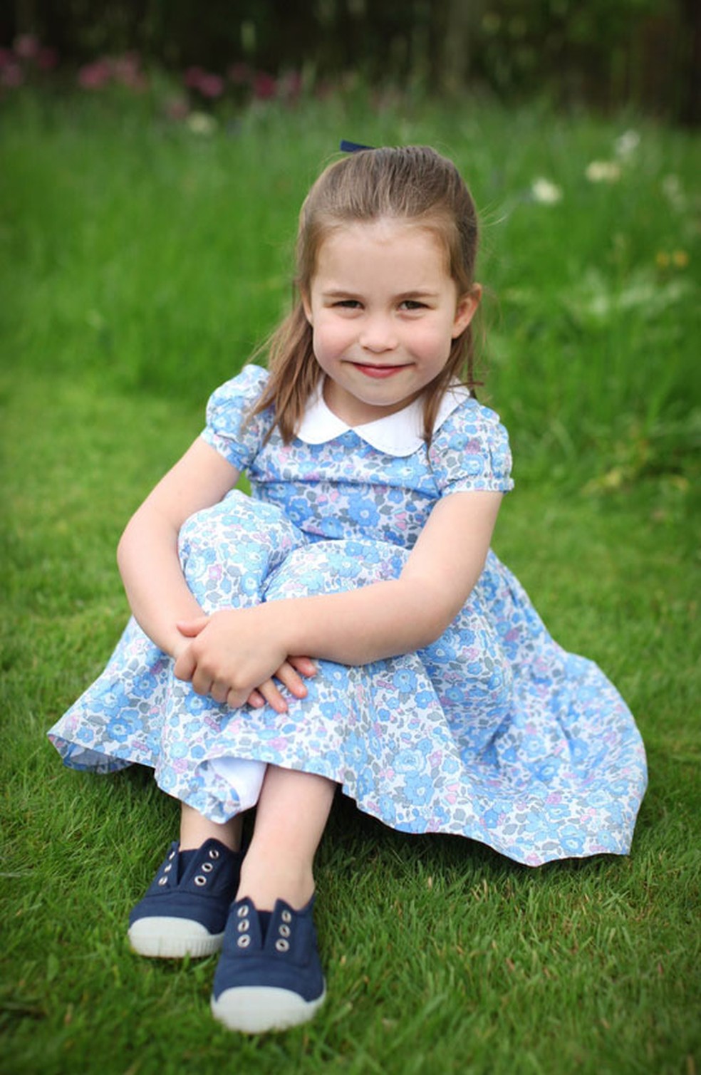 Princesa Charlotte faz 4 anos nesta quinta-feira (2) — Foto: Kensington Palace ‏Conta verificada/ Twitter