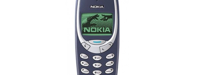 Released in the early 2000s, the Nokia 3310 earned its reputation as indestructible for being quite resistant to falls.  The device gained a new version in 2017. Photo – Disclosure/Nokia