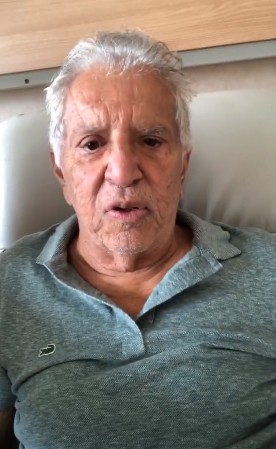 Carlos Alberto de Nóbrega está internado em hospital em São Paulo (Foto: Reprodução / Instagram)
