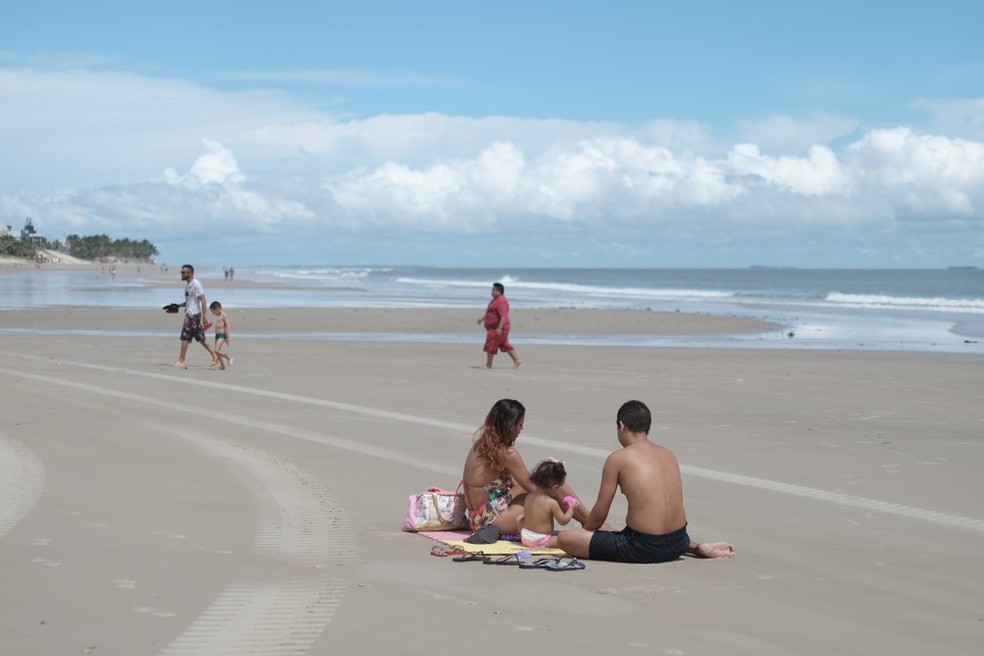 Laudo aponta que sete praias estão impróprias para o banho em São Luís — Foto: Paulo Soares/O Estado