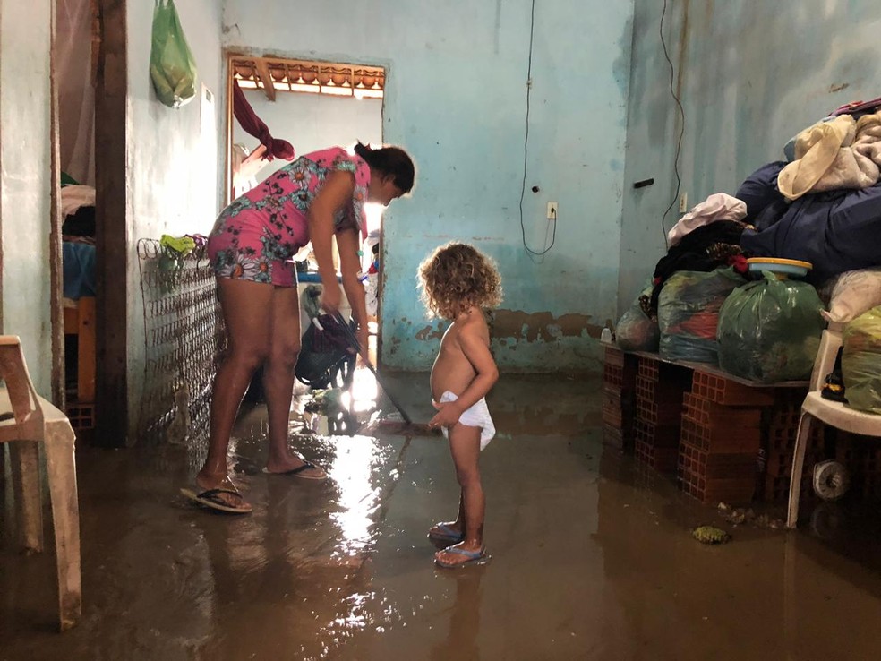 Segundo a Funceme, choveu 122,6 milÃ­metros de 7h nesta quarta-feira Ã s 7h desta quinta, em Itapipoca â Foto: Foto: Mateus Ferreira
