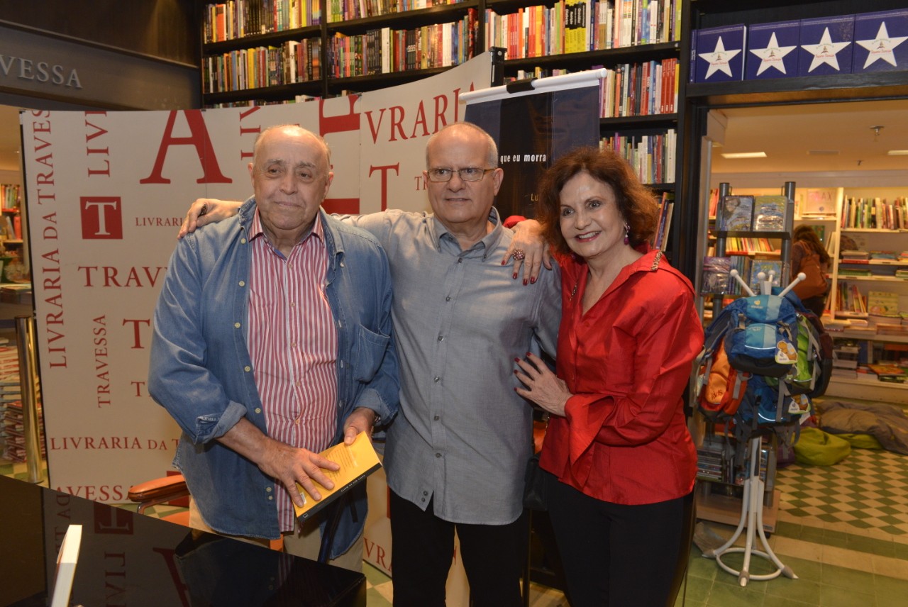 Mauro Mendonça, Luís Erlanger e Rosamaria Murtinho (Foto: Fábio Cordeiro/Revista QUEM)