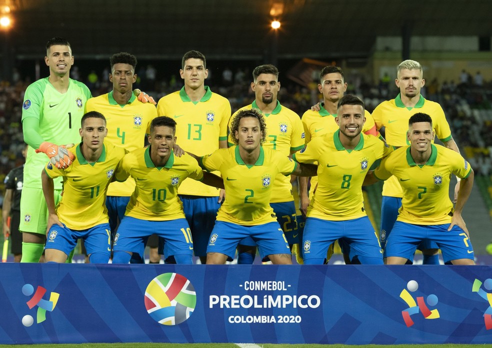 Atuacoes Paulinho Marca E Bruno Guimaraes Comanda Brasil Na Estreia No Pre Olimpico Futebol Ge