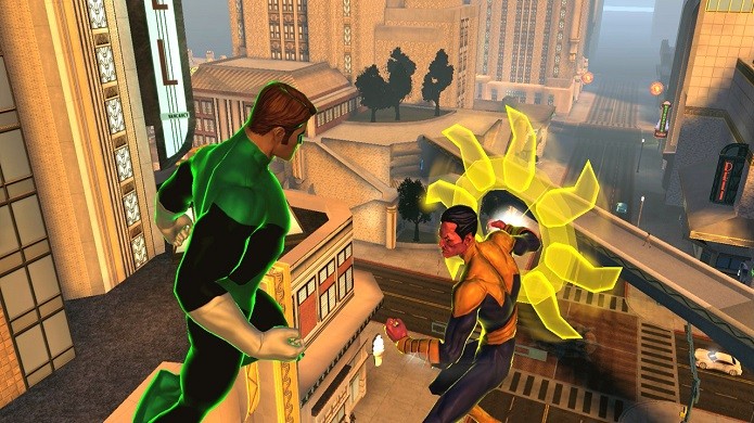 Os dois maiores Lanternas, Hal Jordan e Sinestro (Foto: Divulgação)