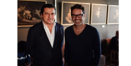 Marco Amaral, vice-presidente da rede Minor Hotels, e Gustavo Zylbersztajn, fotógrafo (Foto: Charles Caseh)
