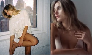 Nos Estados Unidos, Sasha Meneghel faz campanha de lingerie, a sua primeira internacional | Reprodução/@berriosbryan Instagram