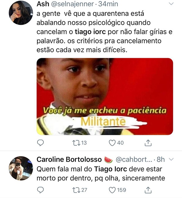Tiago Iorc é alvo de cancelamento no Twitter (Foto: Reprodução/ Instagram)