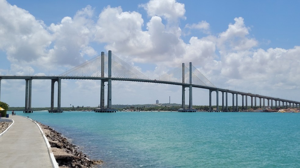 Ponte Newton Navarro, em Natal — Foto: Igor Jácome/g1 