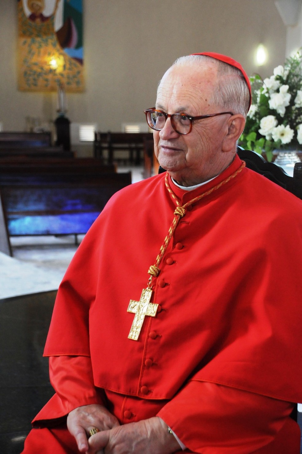 Dom Eusébio de 88 anos, morreu nesta quarta (13) após complicações com Covid-19 — Foto: Divulgação / Diocese de SJC