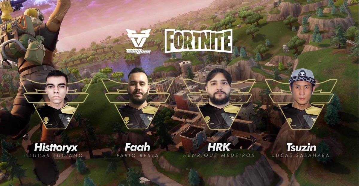 fortnite conheca os pro players da team one no jogo da epic games times techtudo - times de fortnite brasil