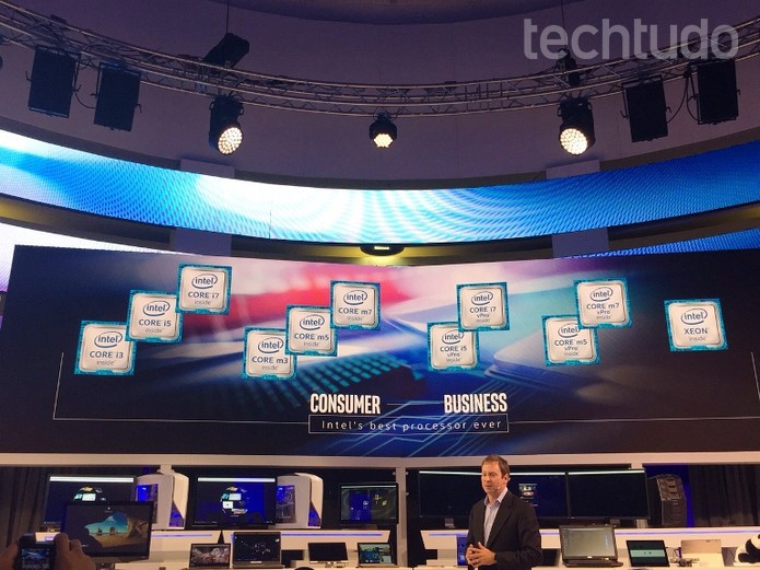 Intel apresenta sua nova família de processadores (Foto: Laura Marins / TechTudo)