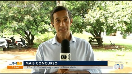 Oportunidade: UFT e UFNT abrem vagas para professor efetivo