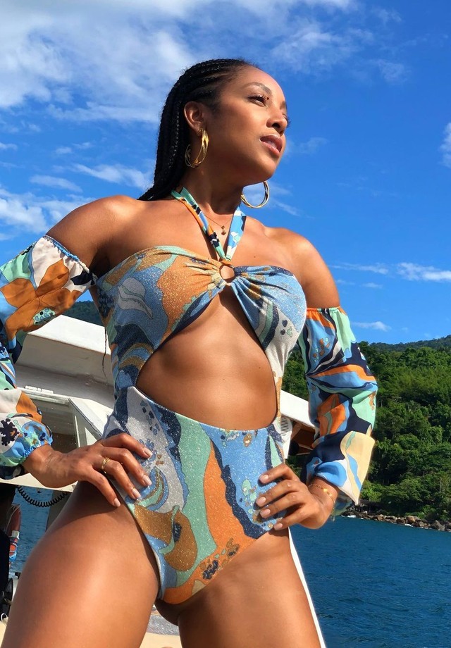 Negra Li abre álbum de férias em Ilhabela, litoral de São Paulo (Foto: Reprodução/Instagram)