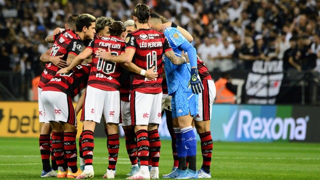 Time do Flamengo, em Corinthians x Flamengo