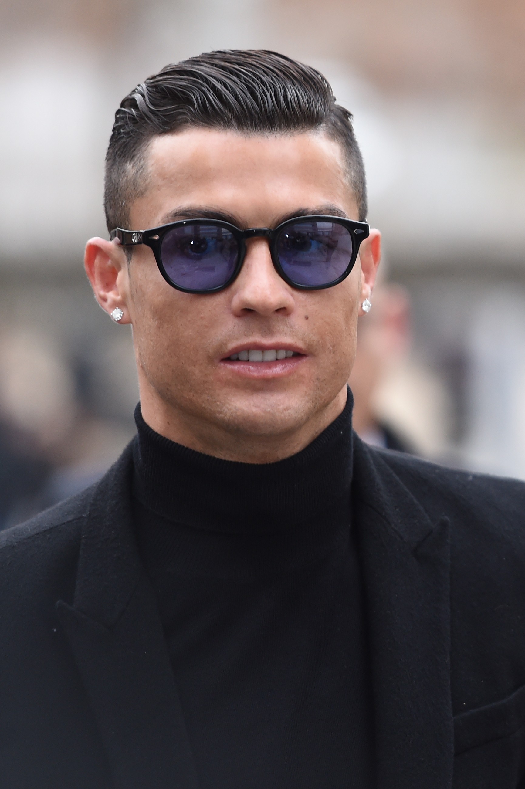 MADRID, SPAIN - JANUARY 22: Cristiano Ronaldo arrives at the Audiencia Provincial de Madrid court on January 22, 2019 in Madrid, Spain. The Juventus footballer is accused of failing to pay tax on his image rights between 2011 and 2014. (Photo by Denis Doy (Foto: GC Images)
