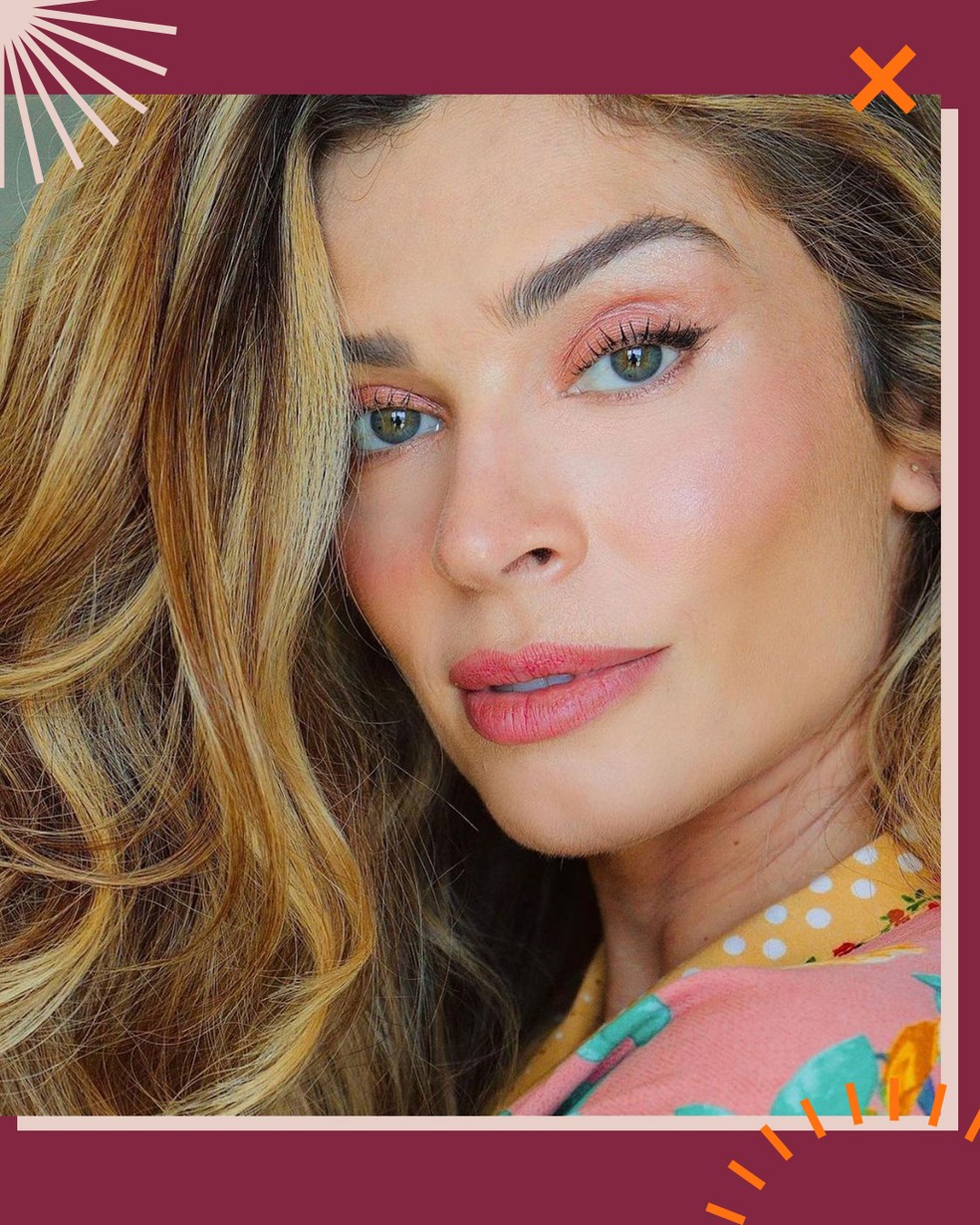 Grazi Massafera mostra como usar sombra rosa em look simples, prático e perfeito para o verão — Foto: @PraVcArrasar