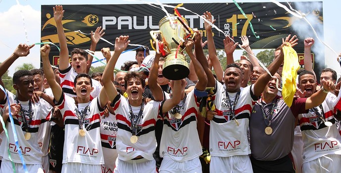 São Paulo campeão do Paulista Sub-17 (Foto: Rubens Chiri/saopaulofc.net)