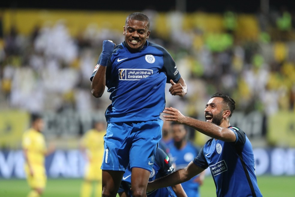 Marcelo Cirino estava no Al Nasr, dos Emirados Ãrabes, na Ãºltima temporada  (Foto: DivulgaÃ§Ã£o/Al Nasr)