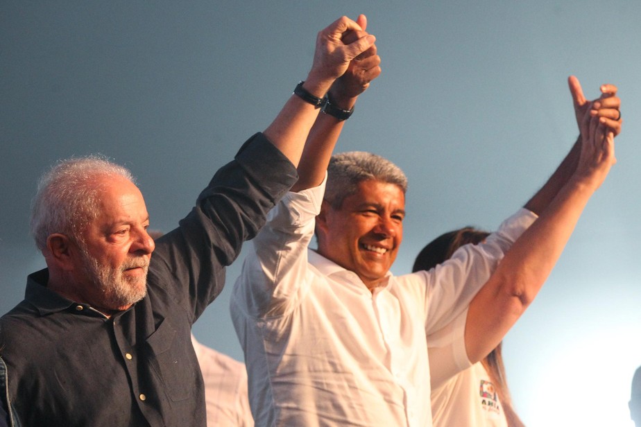Governador Jeronimo Rodrigues e o presidente Luiz Inácio Lula da Silva, em Salvador