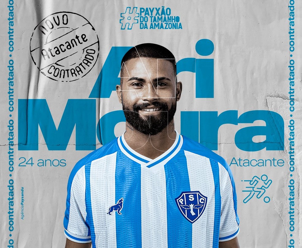 Ari Moura trabalhou com o técnico Itamar Schulle no Santa — Foto: Agência Paysandu