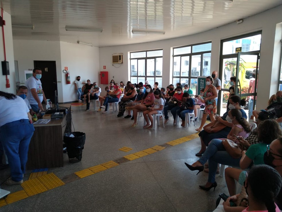 Vacinação em crianças entre 5 e 11 anos começou em Cuiabá — Foto: Reprodução 