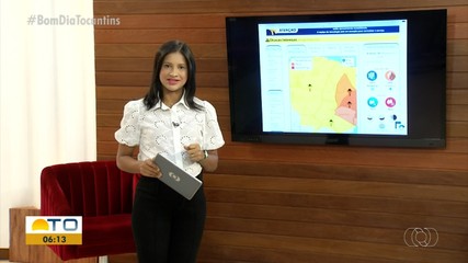 Tocantins tem previsão de chuva com ventos fortes; confira na previsão do tempo