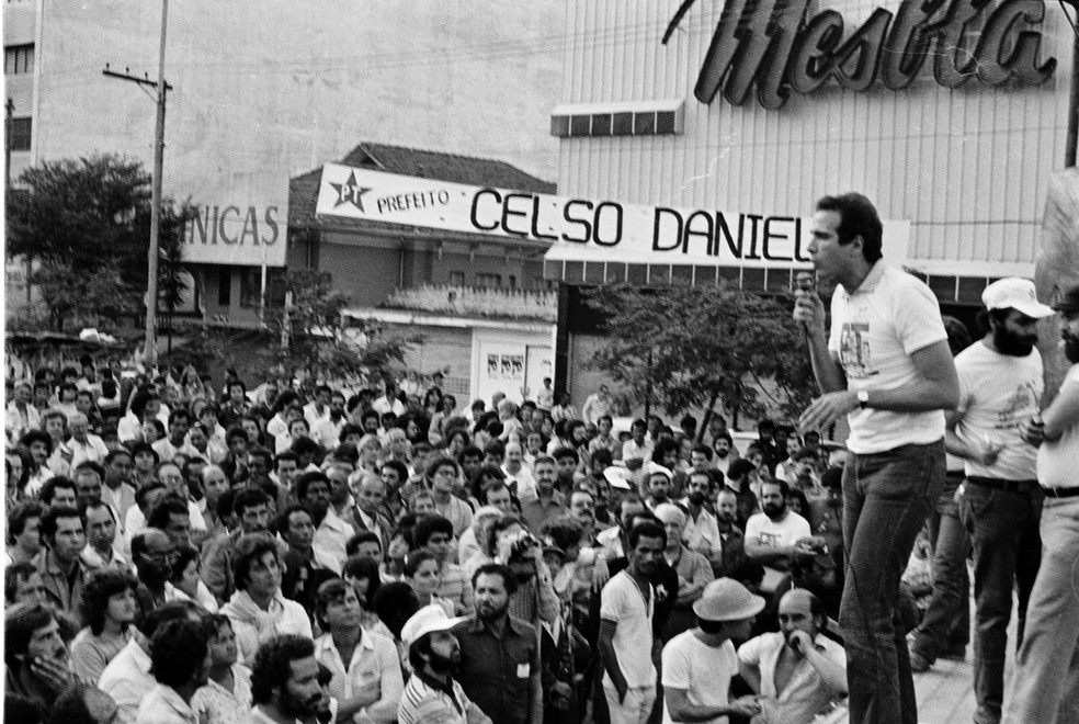 Celso Daniel foi prefeito de Santo André por dois mandatos — Foto: Acervo documentário 'O Caso Celso Daniel'