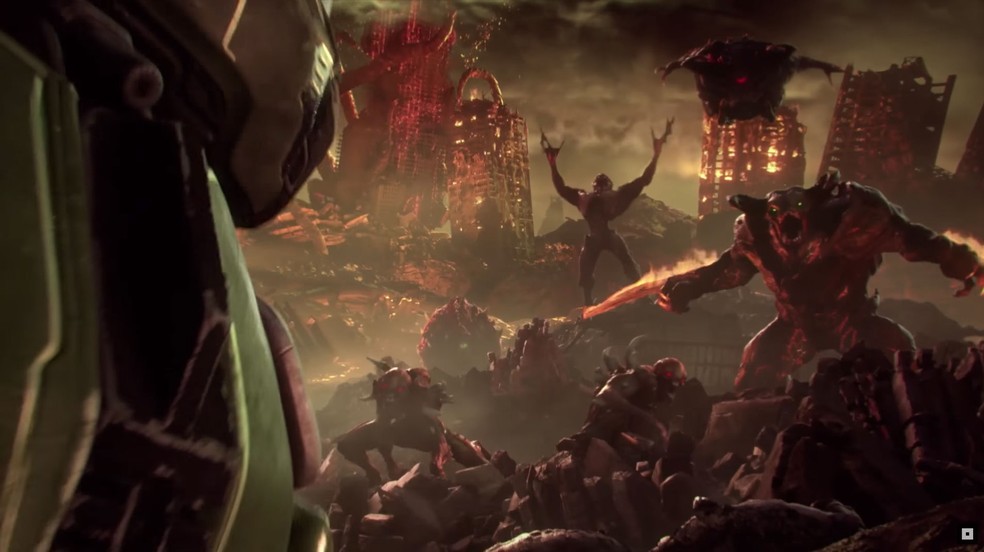 'Doom eternal' é anunciado pela Bethesda na E3 2018 — Foto: Reprodução