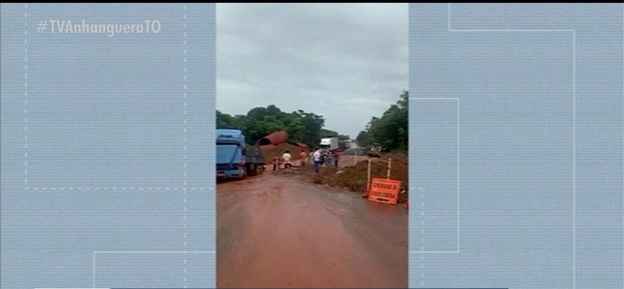 Obras em trecho da BR-153 entre Guaraí e Tabocão causam filas e transtornos aos motoristas 