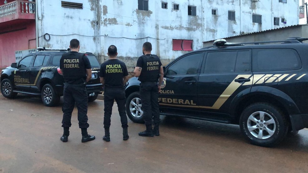 Equipes policiais cumpriram mandados judicias nas cidade de Epitaciolância e Brasileia  — Foto: Arquivo/Polícia Federal 