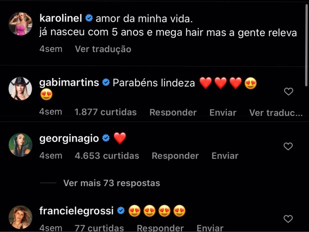 Karoline Lima é seguida por Georgina Rodrigues, namorada de Cristiano Ronaldo (Foto: Reprodução/Instagram)