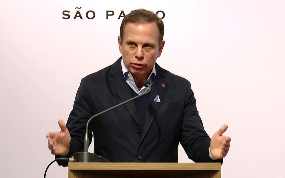 O prefeito de São Paulo, João Doria (PSDB)  (Foto: GloboNews/Reprodução)