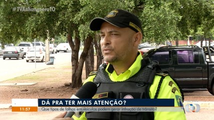 Agente de trânsito explica que tipos de falhas em veículos podem gerar infração