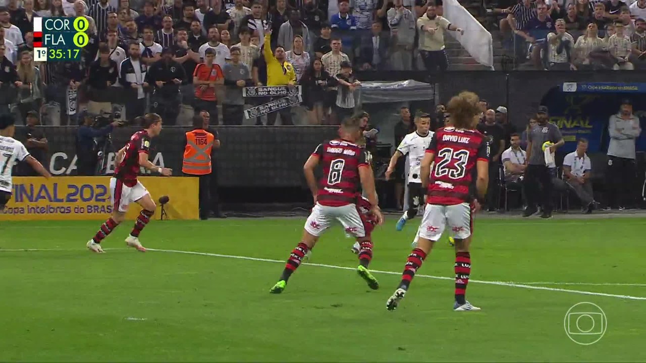 Corinthians x Flamengo - Melhores Momentos do 1º Tempo