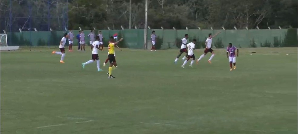 Flamengo faz 4 a 1 sobre o Bahia na estreia do Brasileiro Sub-17  &mdash; Foto: Reprodu&ccedil;&atilde;o