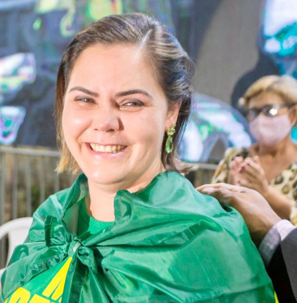 Coronel Fernanda é candidata ao Senado — Foto: Reprodução