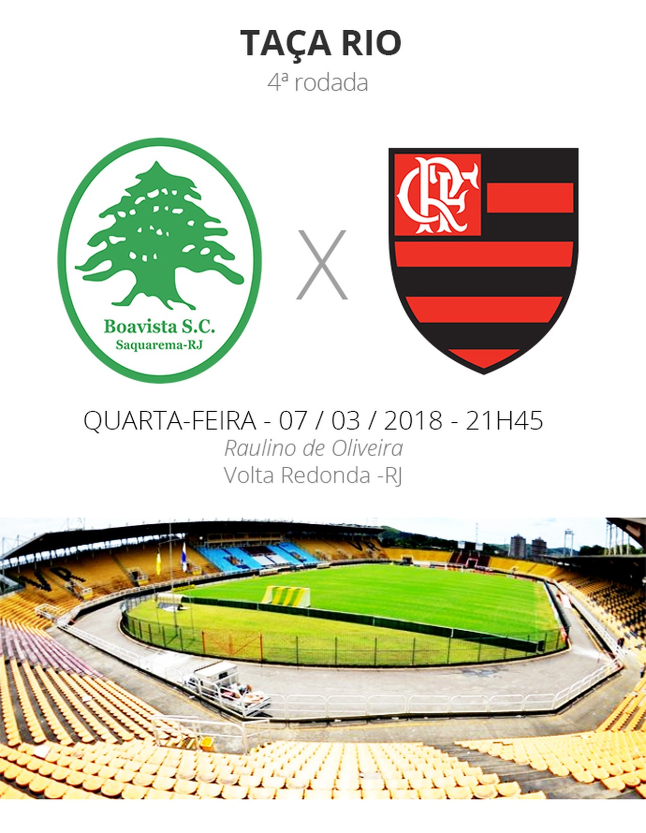 Tudo o que você precisa saber sobre Boavista x Flamengo pela Taça Rio