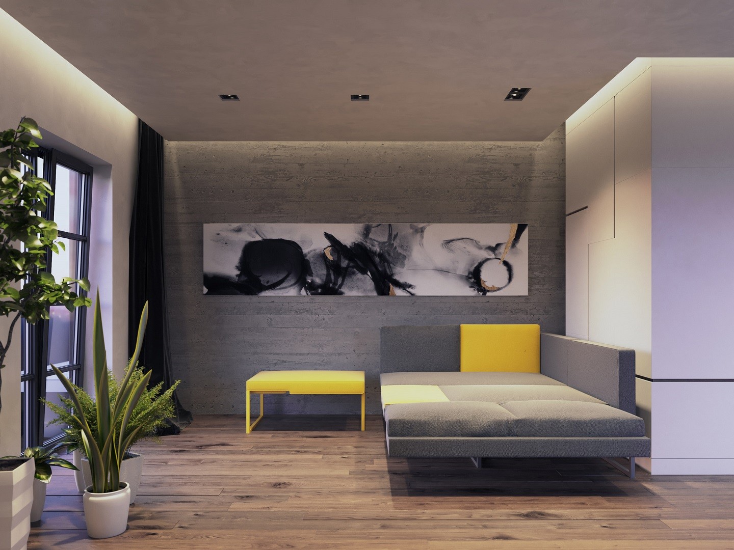 Estúdio cria sofá que se transforma em espaço de home office (Foto: Jak Studio)