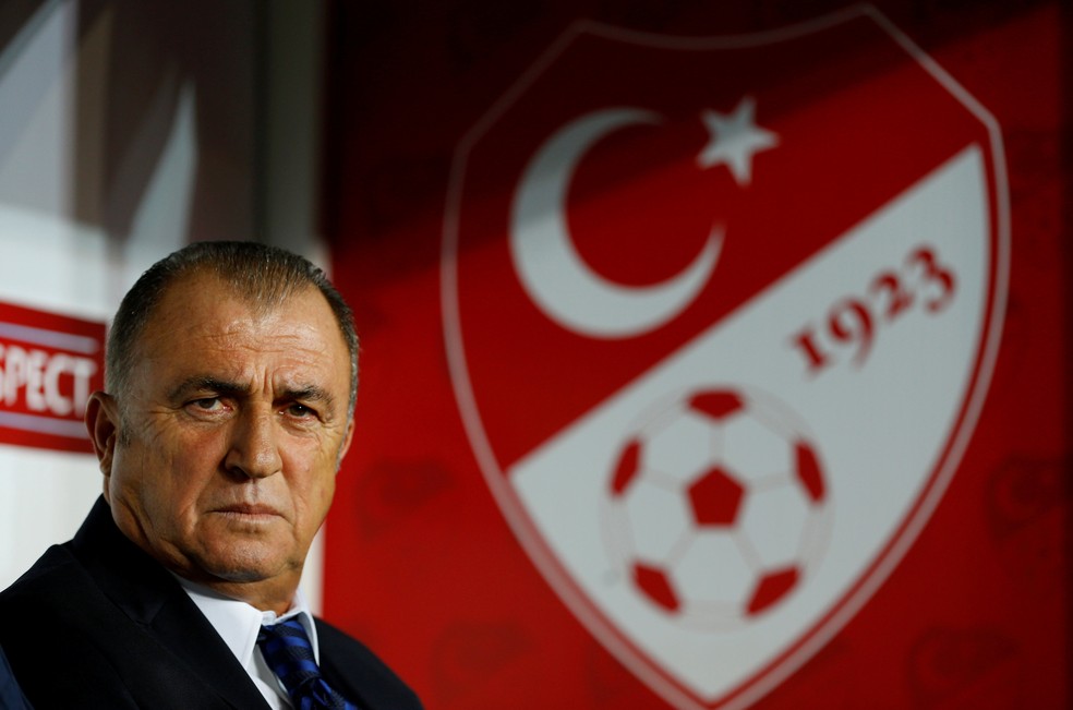 Fatih Terim treinou a seleção turca três vezes. Sua última passagem começou em 2013 e se encerrou nesta quarta (Foto: Murad Sezer/Reuters)