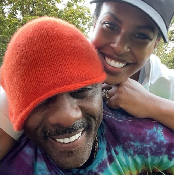 O ator Idris Elba com a esposa modelo Sabrina (Foto: Instagram)